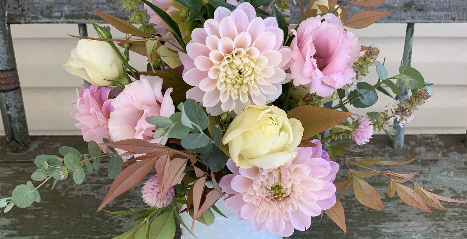 locally grown fresh cut flower bouquet delivery Southern Maryland