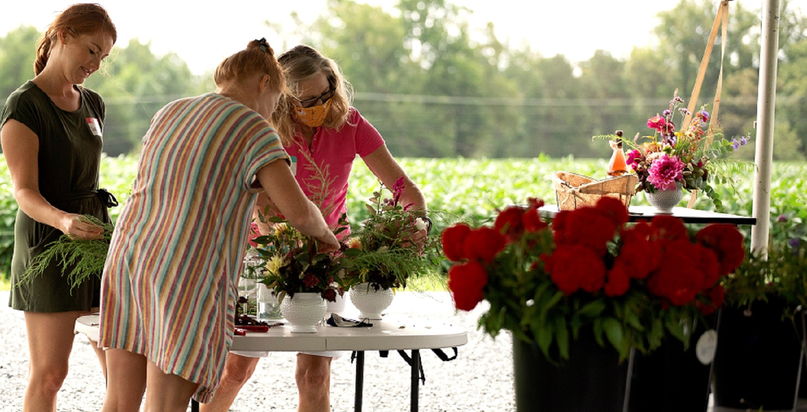 fresh flower workshops in southern Maryland