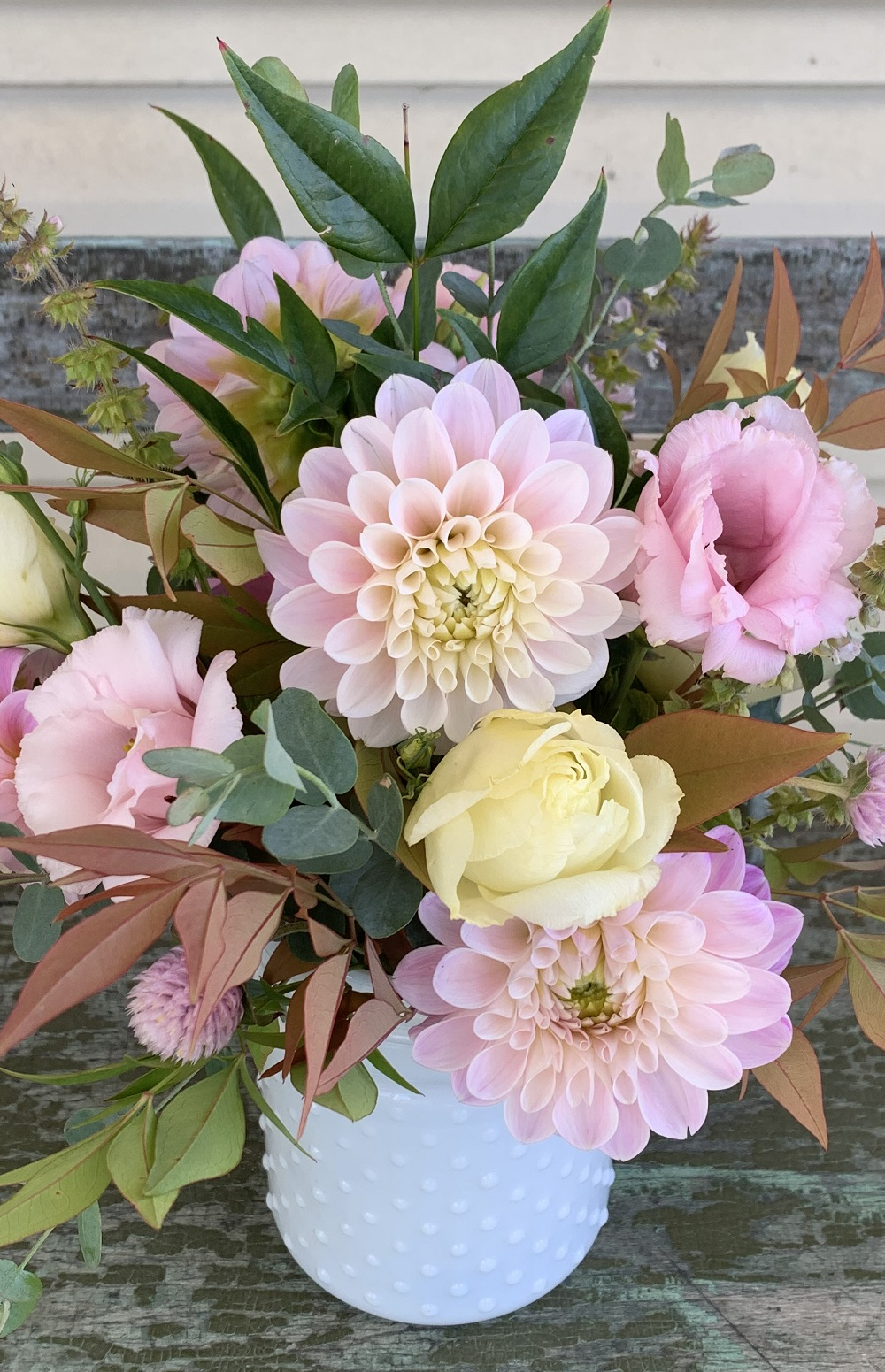 locally grown fresh cut bouquet flower delivery Southern Maryland